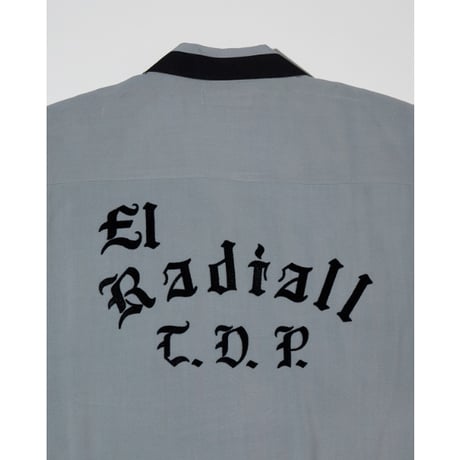 [RADIALL] TRUE DEAL POT - OPEN COLLARED SHIRT S/S( S.gray )