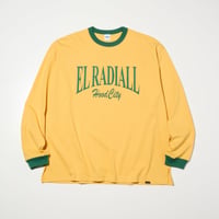 [RADIALL] COLLEGE - CREW NECK T-SHIRT L/S( Yellow )