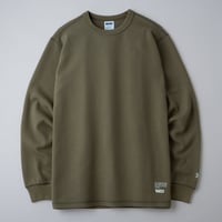 [BLUCO] CREW NECK THERMAL SHIRT( Olive )