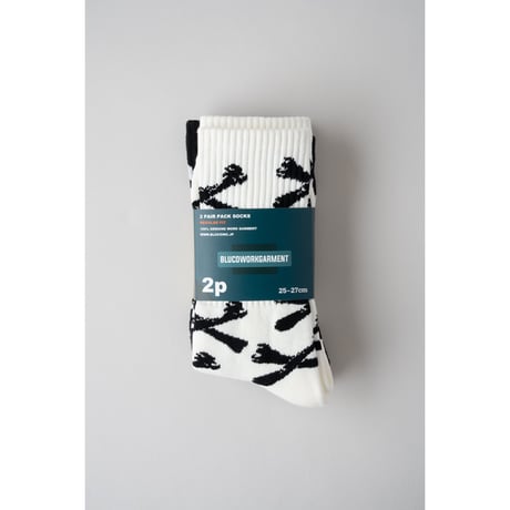 [BLUCO] 2PACK SOX -BONE-