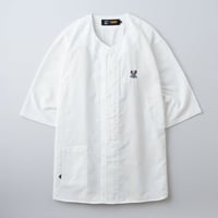[BLUCO] ストレッチサマーコール鯉口シャツ( Ivory )