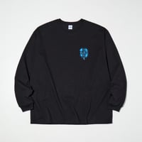 [RADIALL] ROAD CHARM - CREW NECK T-SHIRT L/S( Black )