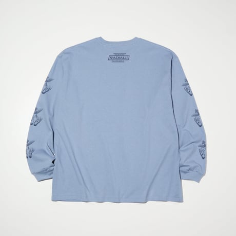 [RADIALL] COMMUNE - CREW NECK T-SHIRT L/S( S.blue )