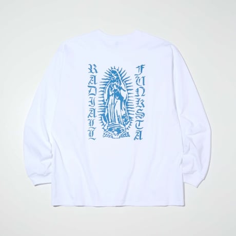 [RADIALL] ROAD CHARM - CREW NECK T-SHIRT L/S( White )