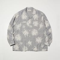 [RADIALL] AGAVE - OPEN COLLARED SHIRT L/S( Gray )