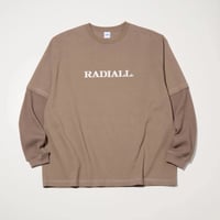 [RADIALL] BOARD WALK - FAKE LAYERED T-SHIRT L/S( Taupe )