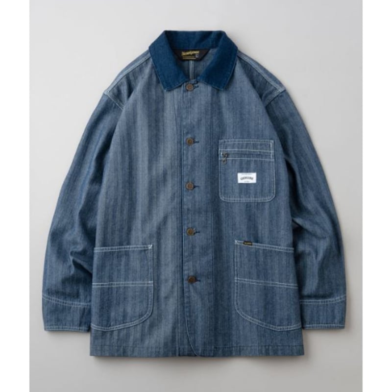 BLUCO] COVERALL( Herringbone ) | ROCKET HOUSE
