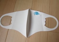刺繍マスク　子供用（涼しいマスク）オリジナル　グレー
