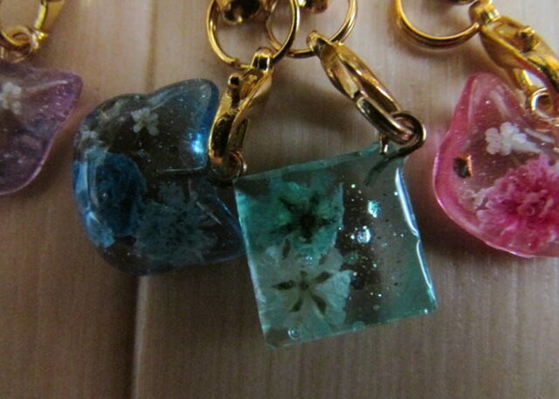 レジン♡ネーム入りストラップ♡ゆみこ様確認用♡ 厚から