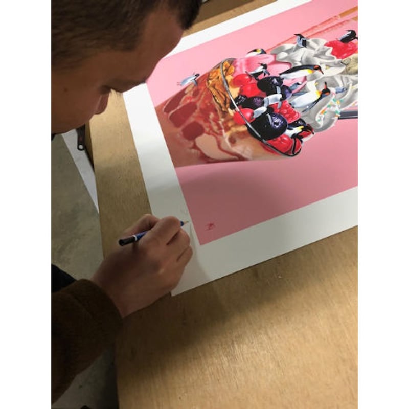 釜匠-ミックスベリーパフェ- ジクレー版画(Giclée Print) ED30 | COMB
