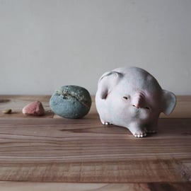 太田夏紀 不思議モドキ展 「万年亀」 陶器 太田夏紀 「手の中の獣」 | COMBINE／BAMI gallery