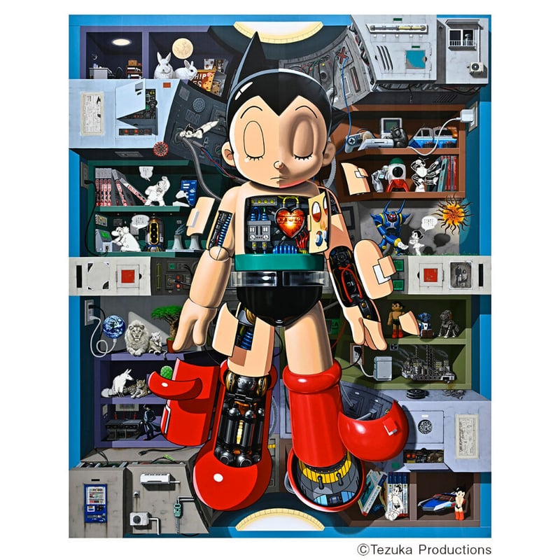 釜匠 鉄腕アトムのキャビネット／ ㈱手塚プロダクション正式監修