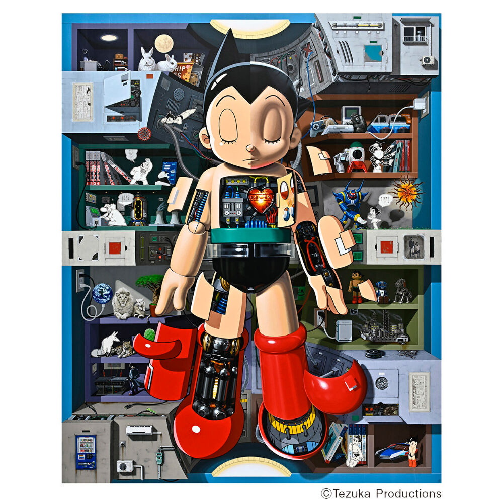 釜匠 鉄腕アトムのキャビネット／ ㈱手塚プロダクション正式監修