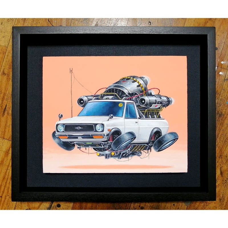 宮本大地 ｢ST-FC｣F3(22×27.3㎝)木製パネルにアクリル | COMBINE／BA