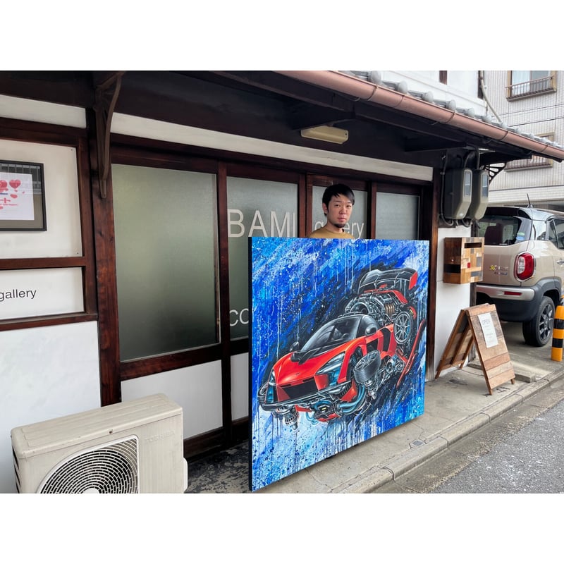 宮本大地 「Senna JET」F100(162×130.3cm)木製パネルにアクリル | C