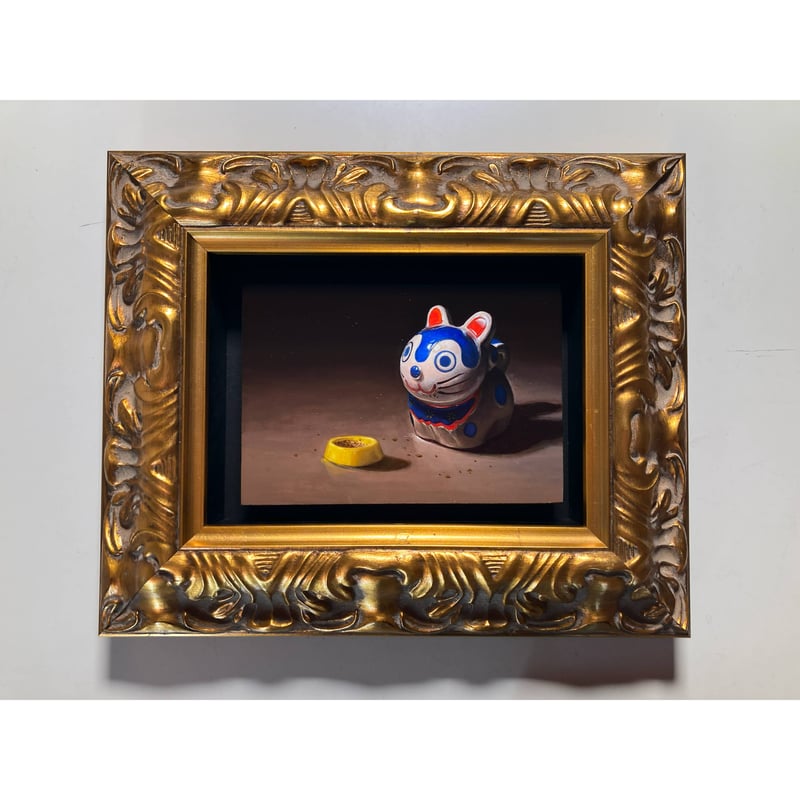 原画 油彩画 【待ちぼうけ】