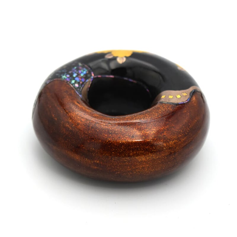 螺钿紫檀茶｛レッドロ-ズウッドティ—ト☆｝ 螺鈿紫檀茶 台｛レッドローズウッドティート☆｝唐 木 Red