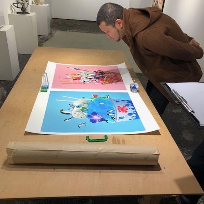 釜匠-ミックスベリーパフェ- ジクレー版画(Giclée Print) ED30 | COMB
