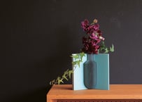 紙の花瓶　『Flowery Tale』 Original Edition 04　ブルー　D-FT004B