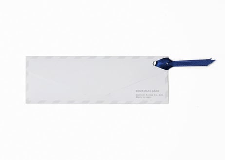 しおり型のメッセージカード　『Bookmark Card』　グレー　D-BM001GR