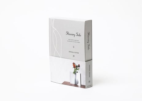 紙の花瓶　『Flowery Tale』  Original Edition 01　ブラック　D-FT001BK