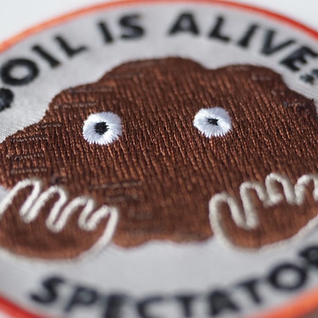 土ワッペン・SOIL IS ALIVE！