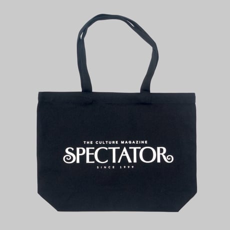 スペクテイター LOGO エコバッグ   BLACK