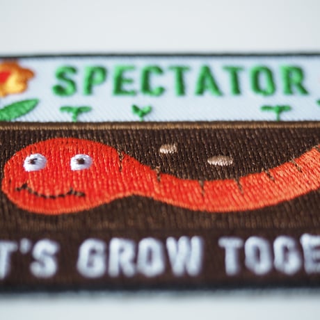 土ワッペン・LET’S GROW TOGETHER