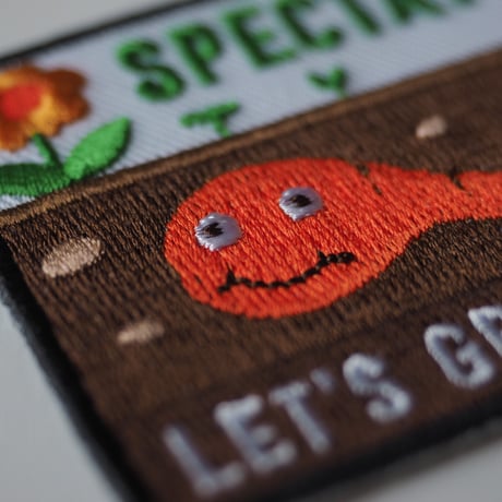 土ワッペン・LET’S GROW TOGETHER