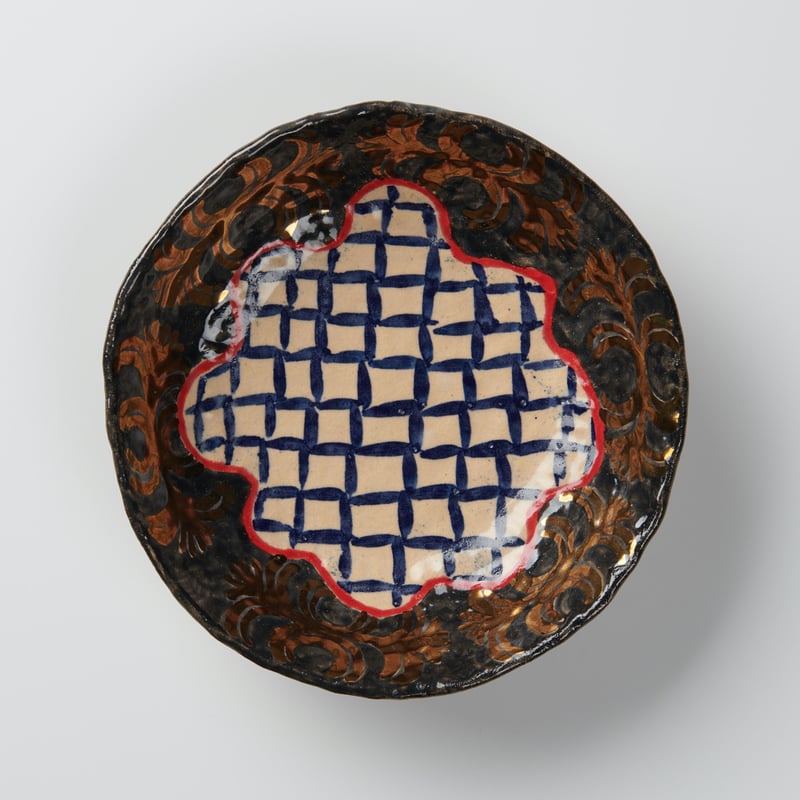 観賞用大皿　蔵出し　骨董品 SANZOKU皿（模様） | Cyg art gallery