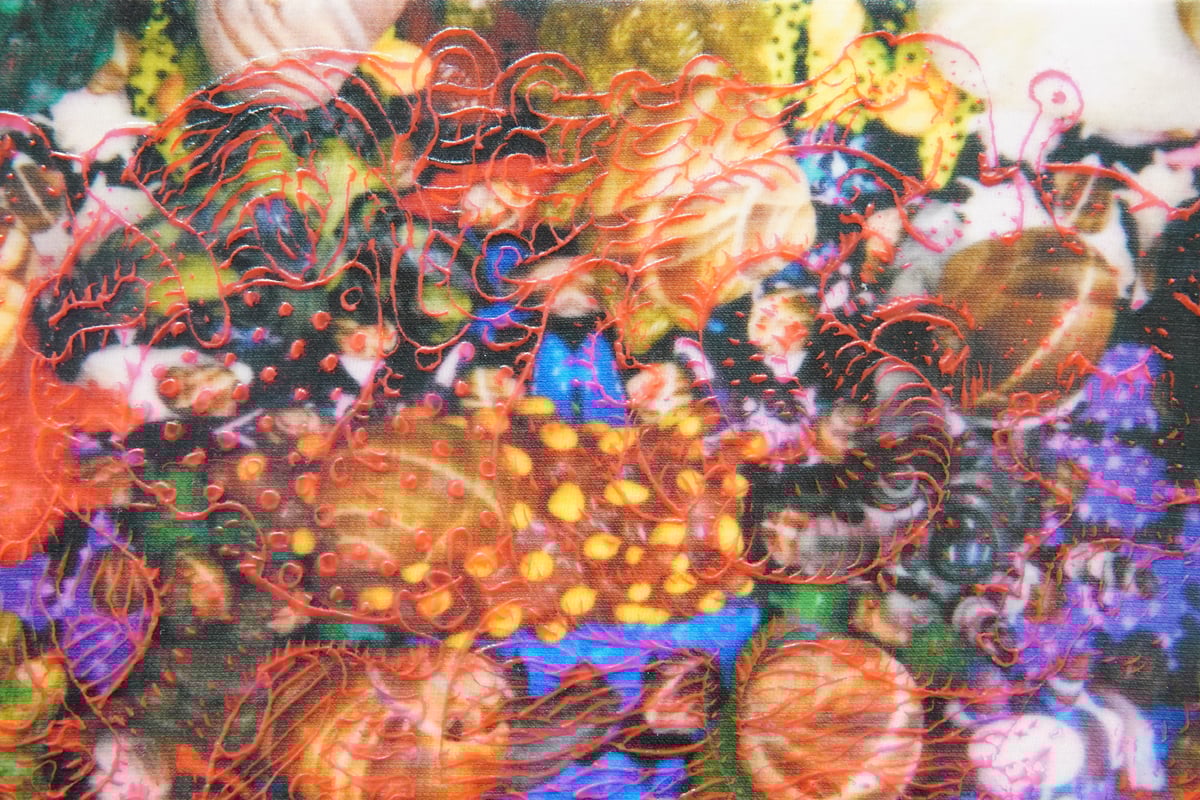 【絵画】ネイチャーアート「砂イソギンチャクとクラカケトラギス」原画 絵画】ネイチャーアート「砂イソギンチャクとクラカケトラギス」原画