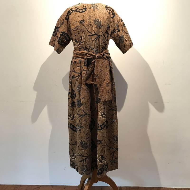 ジャワ更紗サッシュワンピース SO5202SA | SABU -Kaori Motoyama-