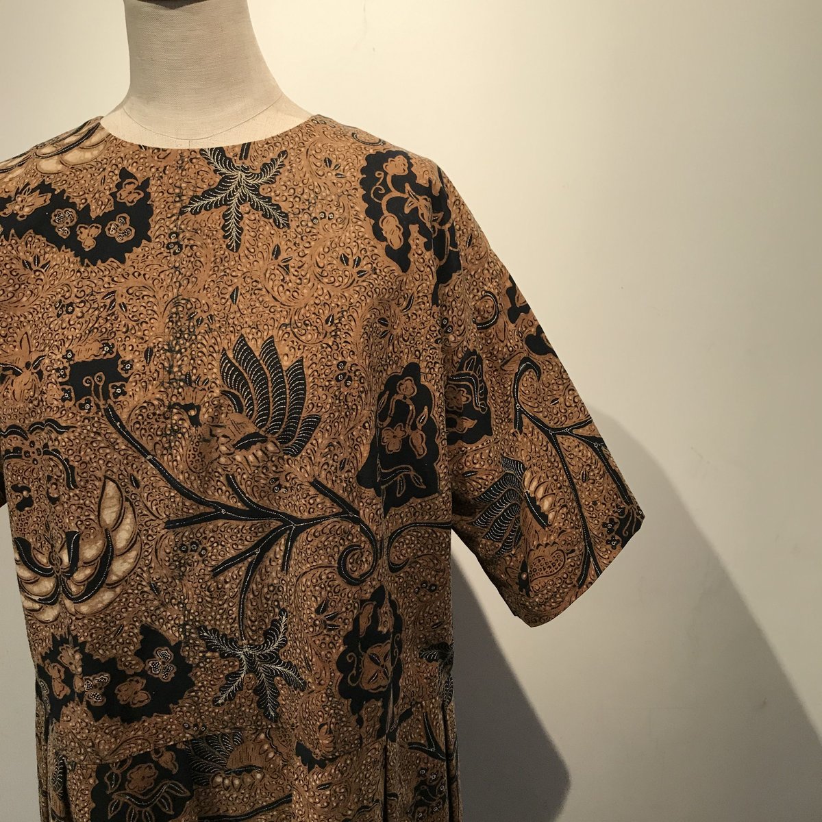 オールド　ジャワ更紗 ジャワ更紗サッシュワンピース SO5202SA | SABU -Kaori Motoyama-