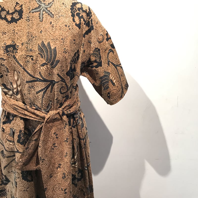 ジャワ更紗サッシュワンピース SO5202SA | SABU -Kaori Motoyama-