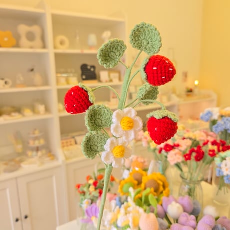 knit strawberry
