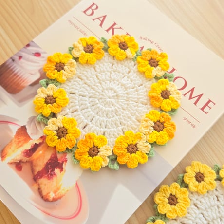 sun flower coaster