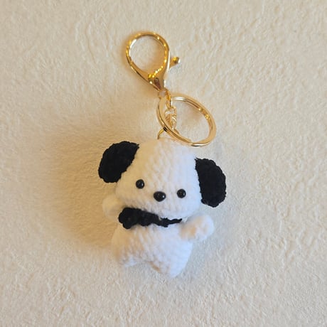 handmade knit keyring(いぬ🐶)