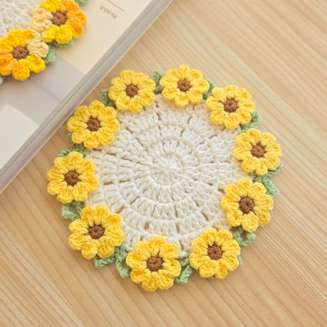 sun flower coaster