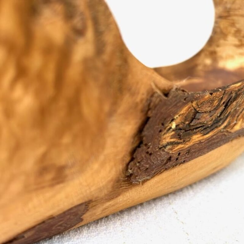 オリーブの木芸術的バスケット存在するだけで癒される約34cm