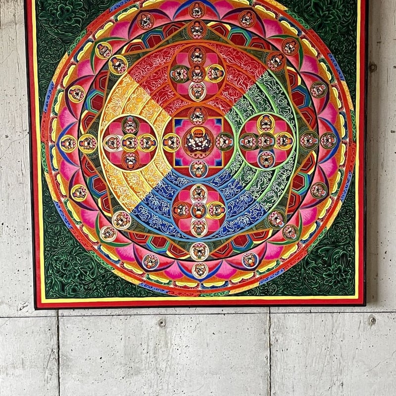 金剛界曼荼羅（絵：約 縦40×横35cm） 楽天市場】金剛界 曼荼羅 複製画 色紙 ( アートプリント