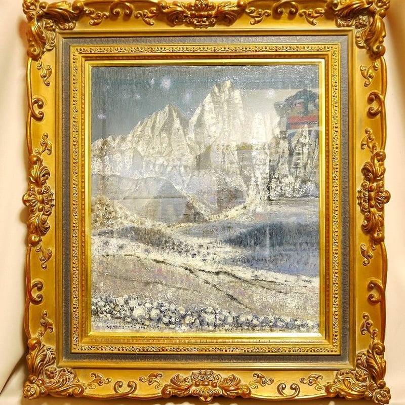 山口操助　「奈良郊外」油絵　絵画 山口操助 「奈良郊外」油絵 絵画 山口操助 「奈良郊外」油絵