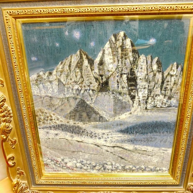 山口操助　「奈良郊外」油絵　絵画 山口操助 「奈良郊外」油絵 絵画 山口操助 「奈良郊外」油絵