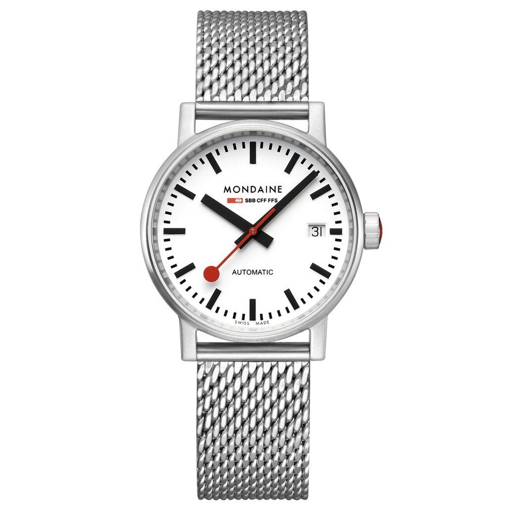 MONDAINE モンディーン Evo2 自動巻き 35mm ステンレススチール MSE.35