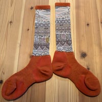 ＜junyesSOX＞ #61  MERINO WOOL SOCKS 　オレンジ
