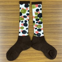 ＜junyesSOX＞ #67  MERINO WOOL SOCKS　ブラウン