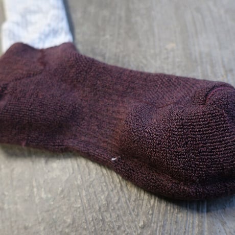 ＜junyesSOX＞ #17  MERINO WOOL SOCKS 　パープル　22～24cm