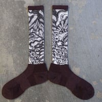 ＜junyesSOX＞ #17  MERINO WOOL SOCKS 　パープル　22～24cm