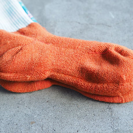 ＜junyesSOX＞ #47  MERINO WOOL SOCKS 　オレンジ