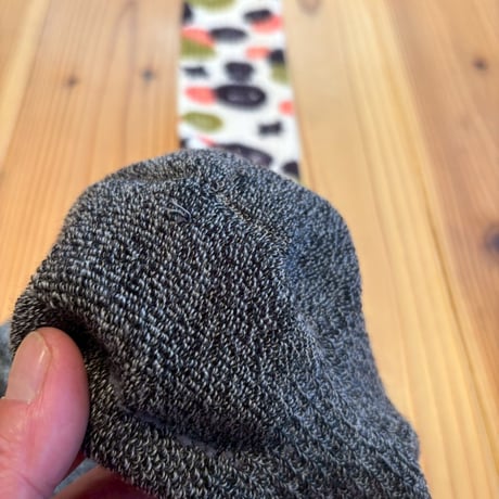 ＜junyesSOX＞ #67  MERINO WOOL SOCKS　チャコール