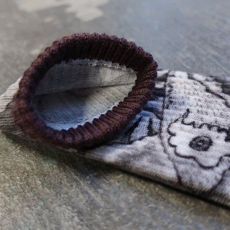 ＜junyesSOX＞ #17  MERINO WOOL SOCKS 　パープル　22～24cm